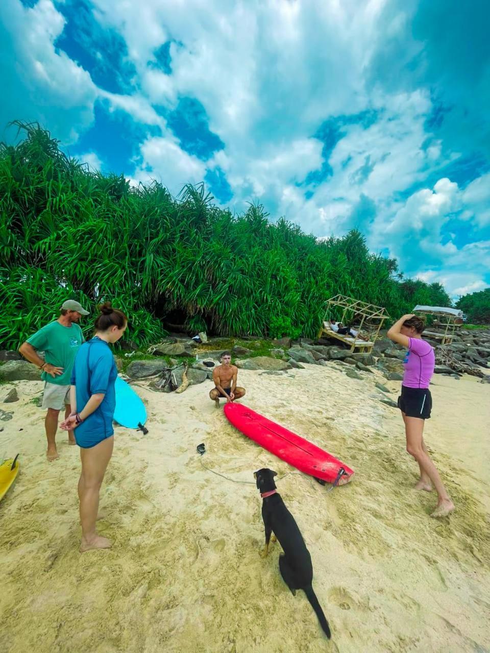 アハンガマ Gaia Ocean Surf Yogaホステル エクステリア 写真